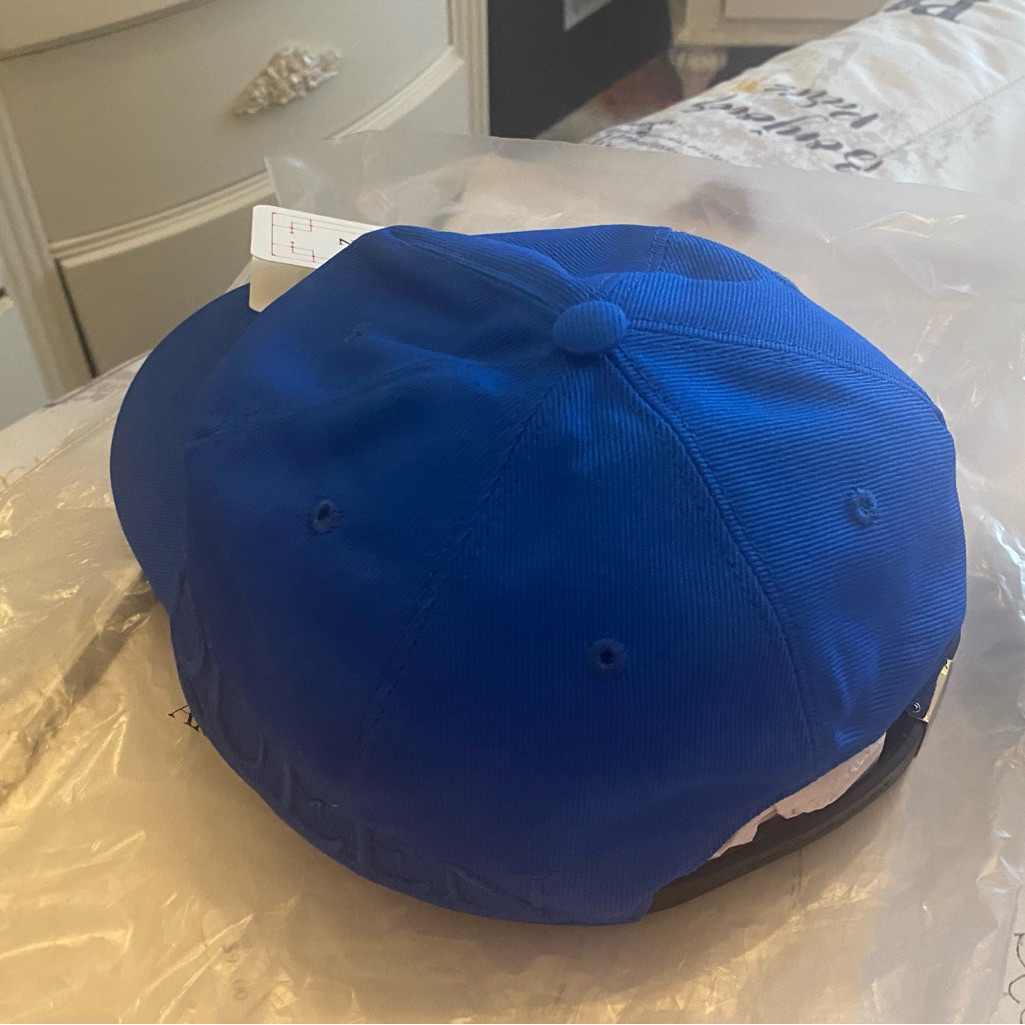 Authentic Alexander Mcqueen Hat In Royal Blue , Large In Size